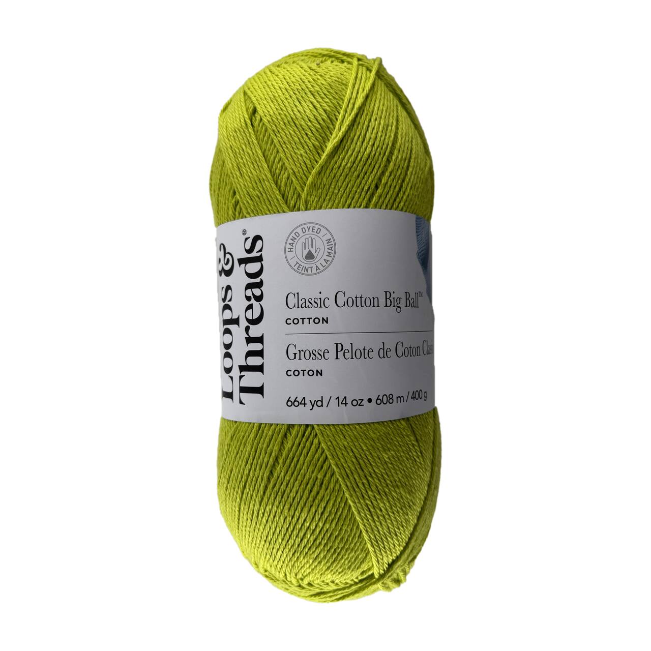 Classic Cotton Big Ball™ Solid Yarn by Loops & Threads®